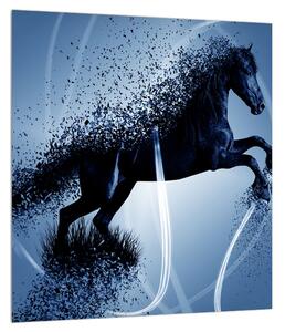 Moderna slika konja (30x30 cm)