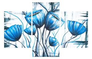 Slika plavih čahura maka (90x60 cm)