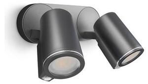 Steinel 058647 - Vanjska svjetiljka sa senzorom SPOT DUO 2xGU10/7,5W/230V IP44
