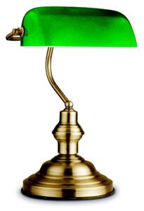 Globo 24934 - Stolna lampa ANTIQUE BANK 1xE27/60W/230V
