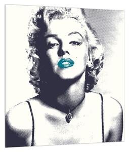 Slika Marilyn Monroe s plavim usnama (30x30 cm)