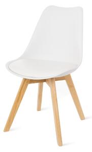 Set od dvije bijele stolice s nogama od bukovine Bonami Essentials Retro