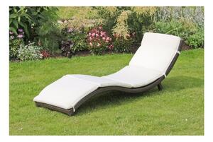 Bijeli vrtni jastuk za sjedenje 58x195 cm Ferrara – Garden Pleasure