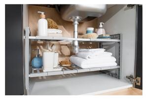 Polica za ormarić ispod umivaonika podesive širine Compactor Expandable Shelf