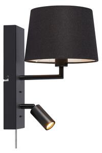 Crna LED zidna lampa (duljina 28,5 cm) Como - Markslöjd