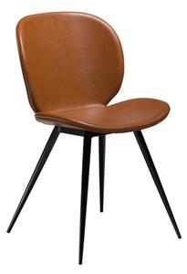 Smeđa stolica od umjetne kože DAN-FORM Denmark Cloud