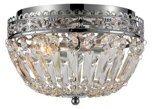 Stropna lampa u srebrnoj boji sa staklenim sjenilom Etienne - Markslöjd