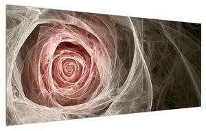 Apstraktna slika ruže (120x50 cm)