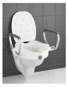 Povišeno toaletno sjedalo s naslonima za ruke za starije Wenko Secura, 47,5 x 55 cm