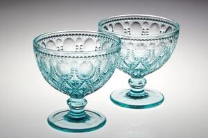 Plave staklene zdjelice u setu 2 kom 250 ml Fleur – Premier Housewares