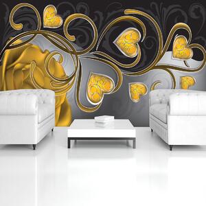 Foto tapeta - Cvjetna umjetnost - apstrakcija (152,5x104 cm)