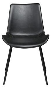 Crna stolica od umjetne kože za blagovaonicu DAN-FORM Denmark Hype