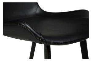Crna barska stolica od umjetne kože DAN-FORM Denmark Hype