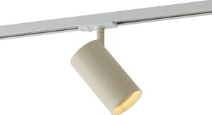 Moderna bež reflektorska svjetiljka za 1-fazni sustav tračnica GU10 70mm - Iconic Jeana Luxe