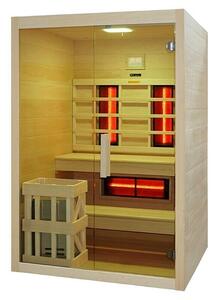 Sanotechnik Infracrvena sauna + finska Twincombi (D x Š x V: 120 x 130 x 200 cm, 4.600 W)