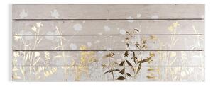 Drvena slika Graham & Brown Metallix Wood Meadow, 100 x 40 cm