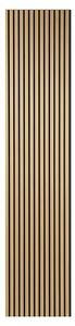 FibroTech Akustični panel Quanti (Svijetli hrast, 2.440 x 520 x 18 mm)