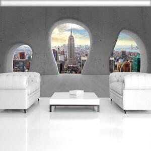 Foto tapeta - Pogled s prozora New York (152,5x104 cm)