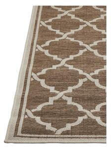 Smeđi vanjski tepih Floorita Intreccio, 160 x 230 cm