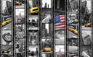 Foto tapeta - Filmska traka iz New Yorka (152,5x104 cm)