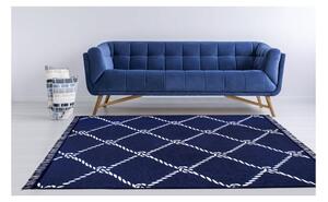 Plavo-bijeli obostrani tepih Rope, 80 x 150 cm