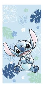 Plavi pamučan dječji ručnik 70x140 cm Lilo and Stitch "Ohana Blue" – Jerry Fabrics