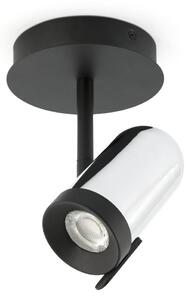 Faro 43531 - Reflektorska svjetiljka ORLEANS 1xGU10/8W/230V srebrna/crna