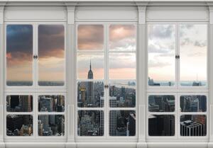 Foto tapeta - New York - pogled s prozora (152,5x104 cm)