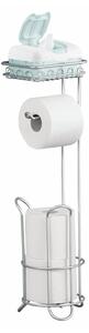 Čelični stalak za toalet papir sa spremnikom i policom iDesign