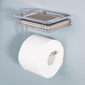 Metalni držač za toaletni papir s košaricom iDesign