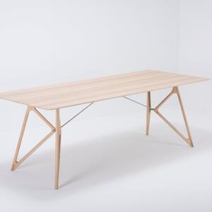 Blagovaonski stol od punog hrasta Gazzda Tink, 220 x 90 cm