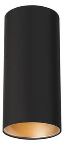 Slv LED spot svjetiljka ANELA, stropna, crna, 10W, 3000K, IP20