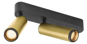 Slv LED spot svjetiljka GRIP! M, stropna, zlatno/crna, 28W, IP20