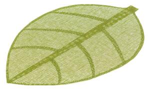 Zelena prostirka za stol u obliku lista Casa Selección, 50 x 33 cm
