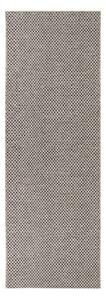 Bež-crna tepih staza pogodna za eksterijer Narma Diby, 70 x 150 cm