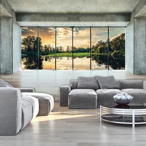 Foto tapeta - Pogled na jezero (152,5x104 cm)
