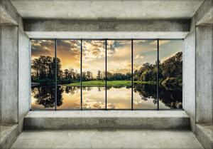 Foto tapeta - Pogled na jezero (152,5x104 cm)