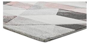 Sivo-ružičasti tepih Universal Pinky Dugaro, 80 x 150 cm