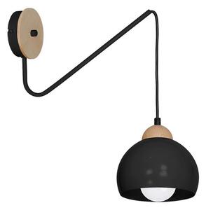 Zidna svjetiljka DAMA 1xE27/60W/230V crna