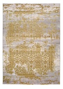 Sivo-zlatni tepih Universal Arabela Gold, 200 x 290 cm