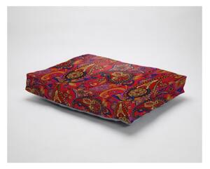 Jastuk za sjedenje s primjesom lana Madre Selva Paisley, 60 x 80 cm