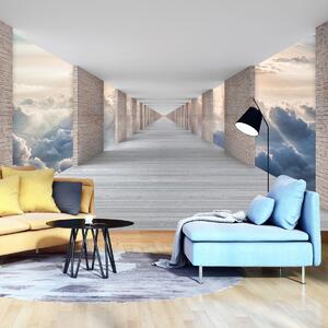 Foto tapeta - Tunel s pogledom na oblake (152,5x104 cm)