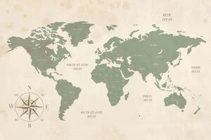 Slika decentni zemljovid svijeta