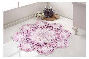 Ružičasti tepih Vitaus Camina Feo, ⌀ 80 cm