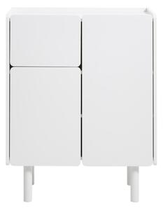 Bijeli ormarić 80x100x40 cm Bera – Unique Furniture