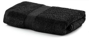 Crni ručnik DecoKing Marina, 50 x 100 cm