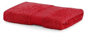 Crveni ručnik DecoKing Bamby Red, 50 x 100 cm