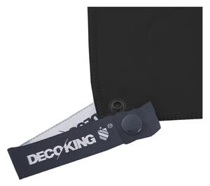 Set od 2 crna brzosušeća ručnika DecoKing EKEA, 30 x 50 cm