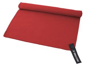 Set crvenog brzosušećeg malog i velikog ručnika DecoKing EKEA, 70 x 140 cm + 30 x 50 cm