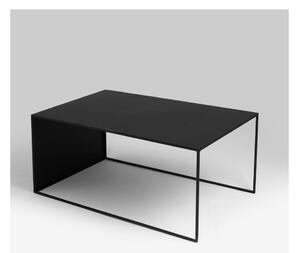 Crni stolić CustomForm 2Wall, dužina 100 cm